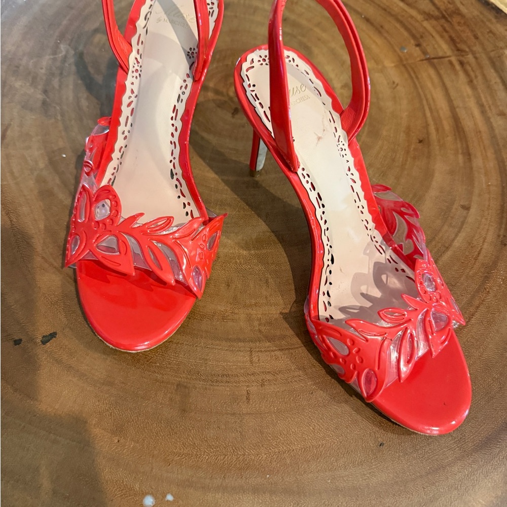 Marchesa Vibrant Red Heels